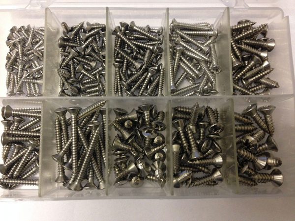 Pozi Countersink Raised Head Assorted Box 4 x 1/2 - 12 x 3/4