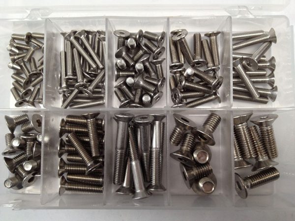 Assorted Box Metric Socket Countersink Qty 136