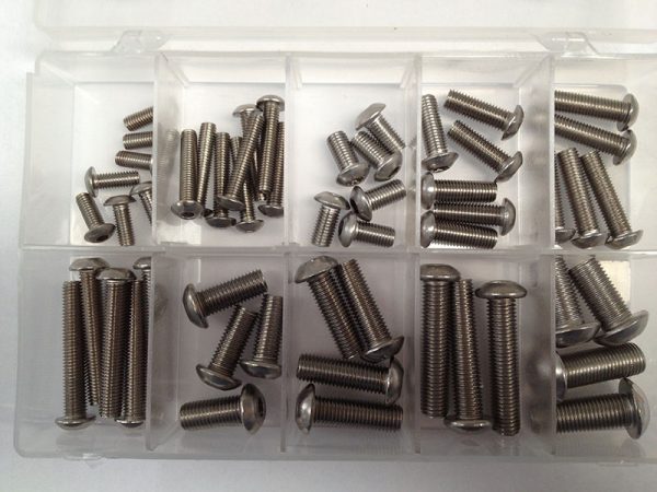 Assorted Box UNF Socket Button Qty 47