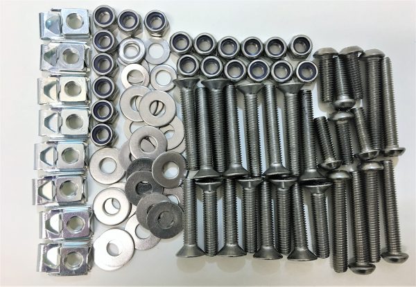 LAND ROVER DEFENDER & S3 - STAINLESS FRONT & SAFARI REAR DOOR HINGE KIT