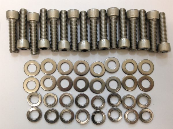ROVER V8 EXHAUST MANIFOLD CAPHEAD STAINLESS BOLTS LONG