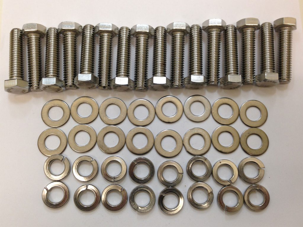 ROVER V8 EXHAUST MANIFOLD HEXHEAD STAINLESS BOLTS Land Rover Rover Hot