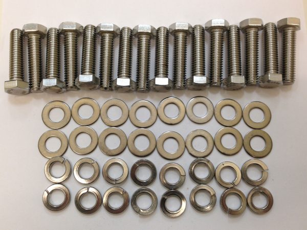 ROVER V8 EXHAUST MANIFOLD HEXHEAD STAINLESS BOLTS Land Rover Rover Hot Rod & TVR