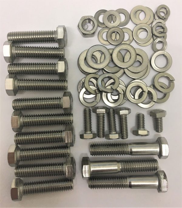 ROVER V8 INLET MANIFOLD HEXHEAD STAINLESS BOLTS LAND ROVER RANGE ROVER TVR