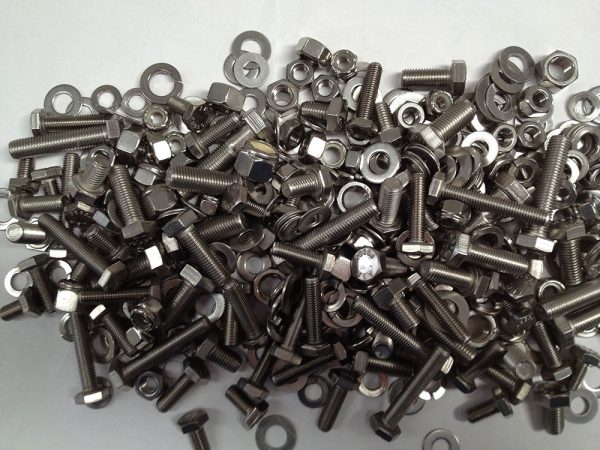 Assorted UNF Nuts Bolts & Washers QTY 350 - Image 2