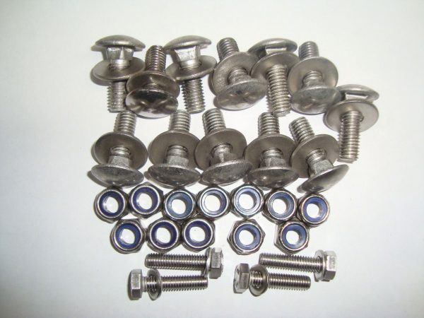 VW CAMPER VAN T2 BAY STAINLESS STEEL BUMPER BOLTS