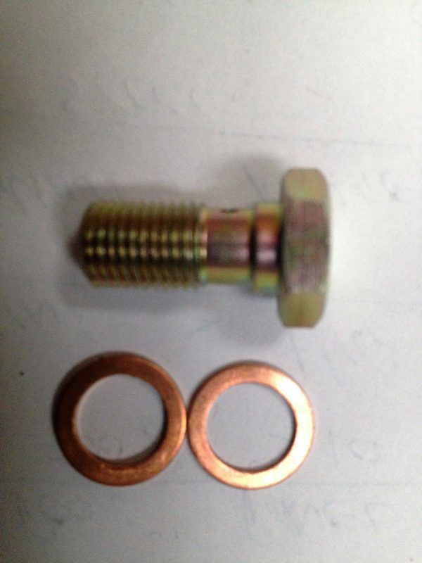 Brake/Clutch Banjo Bolts with Copper Washers