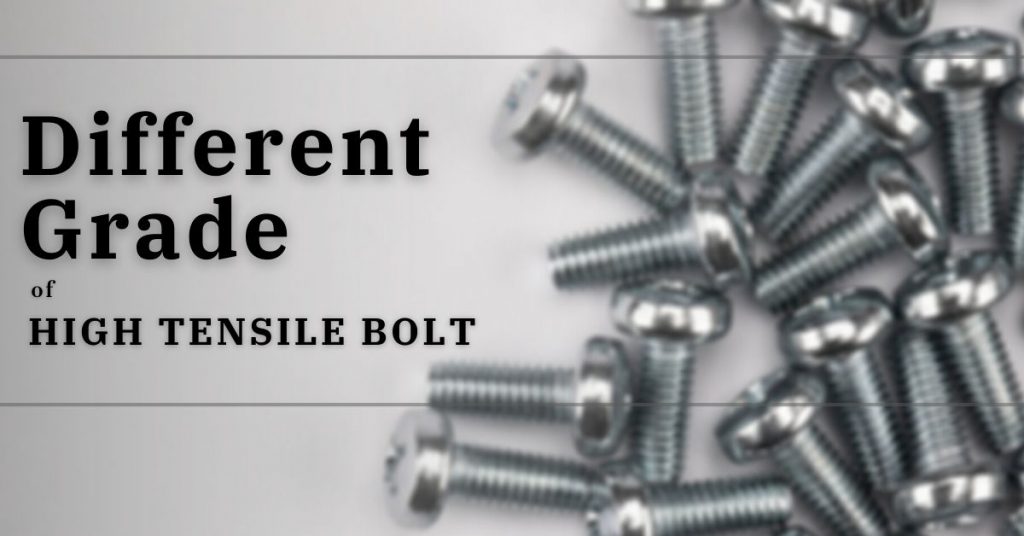 Different Grades of High Tensile Bolts Wrights Auto Supplies